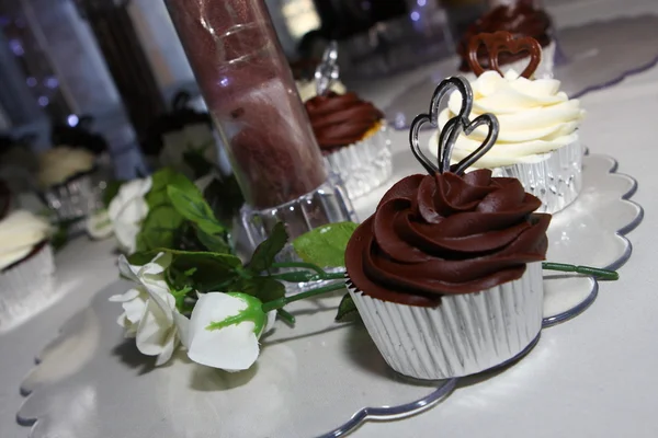 Cupcake di nozze Foto Stock