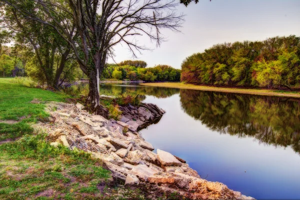 Barevné Malebná krajina v hdr — Stock fotografie