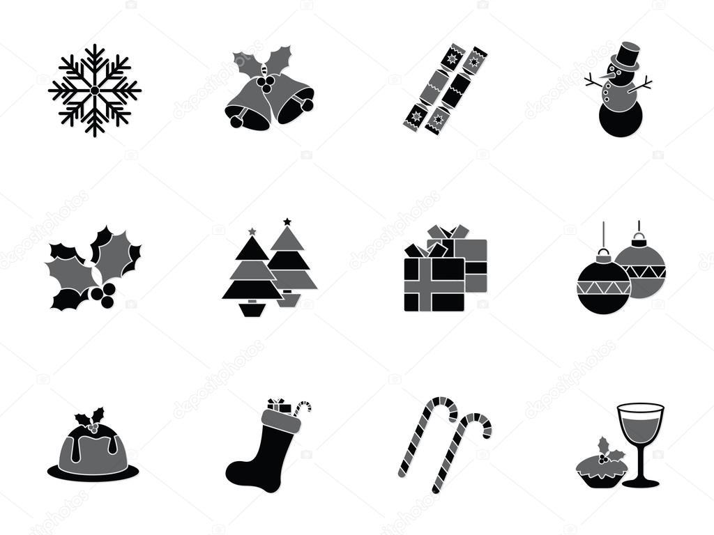 Collection of christmas icons