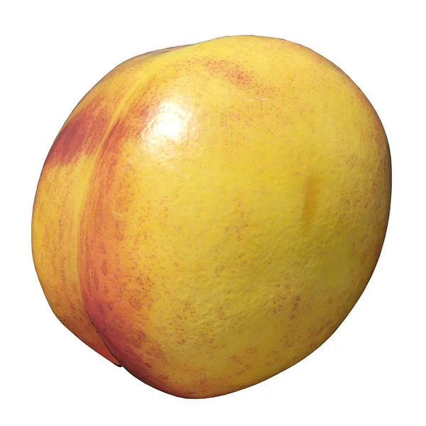 Иллюстрация Peach Белом Фоне — стоковое фото