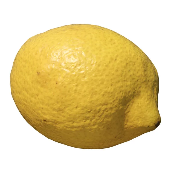 Lemon Illustration Isoliert Auf Weißem Hintergrund — Stockfoto