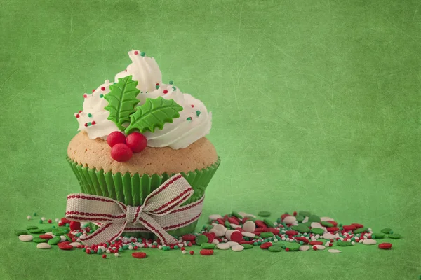 Christmas cup cakes — Stock Photo, Image