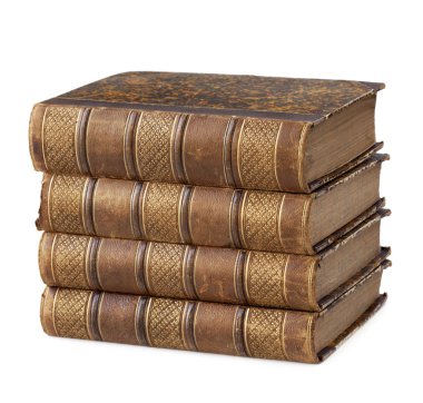 eski kitap yığını 