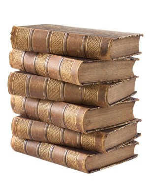 eski kitap yığını