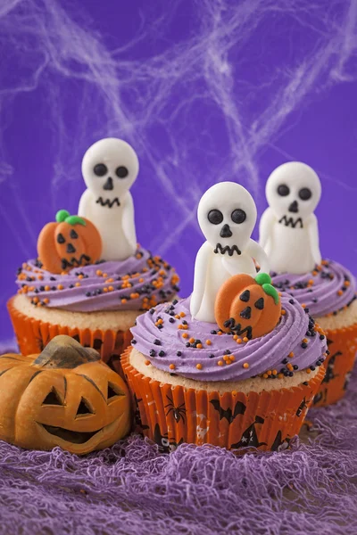 Halloween cupcakes — Stockfoto