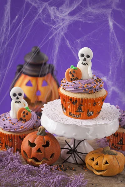 Halloween cupcakes — Stockfoto