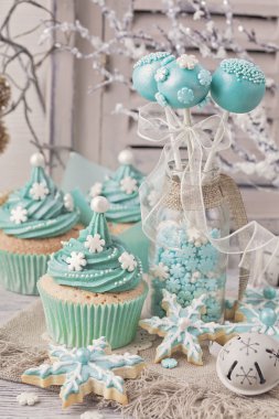 pastel renkli tatlılar
