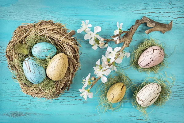 Vintage easter eggs — Stock Photo, Image