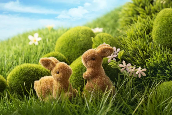 Easter rabbits — Stock Photo, Image