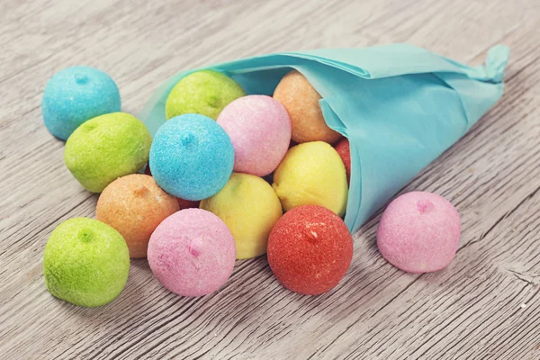 Kleurrijke marshmallow — Stockfoto