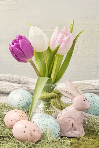 Easter pastel colored decoration Stock Picture