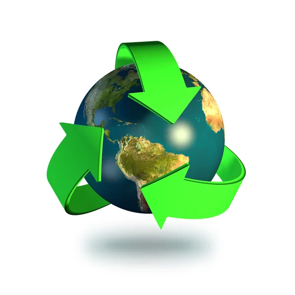 Recycling-Symbol — Stockfoto