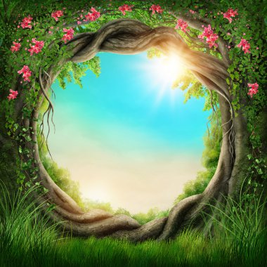 Karanlık ormanın büyülü 