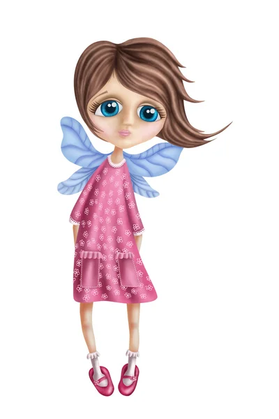 Little fairy girl — Stock Photo, Image