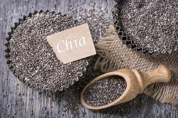 Sementes de chia — Fotografia de Stock