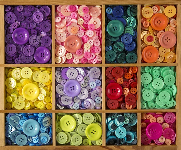 Πολύχρωμα κουμπιά — Φωτογραφία Αρχείου