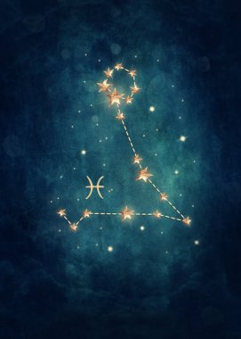 Aquarius astrological sign clipart