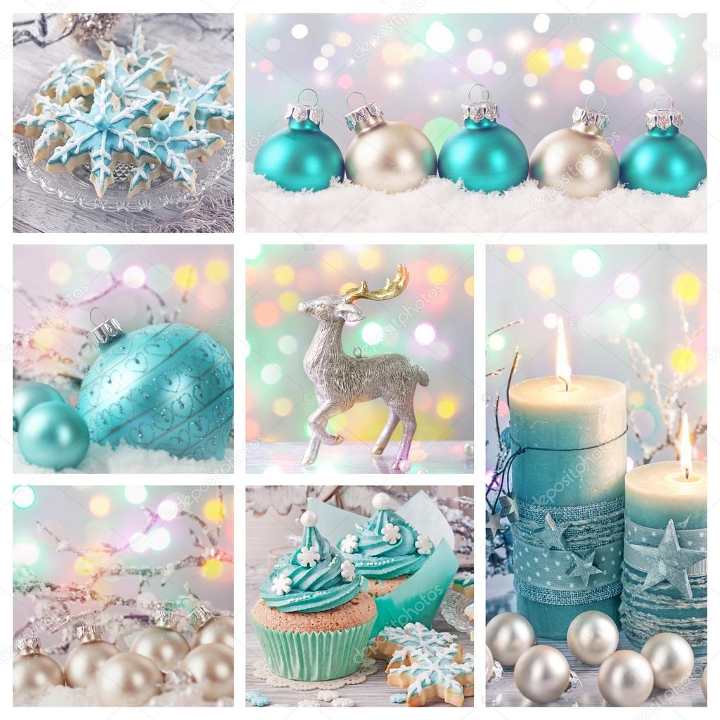 Pastel colored christmas