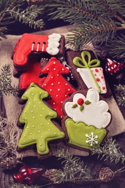 çikolata Noel kurabiyeleri