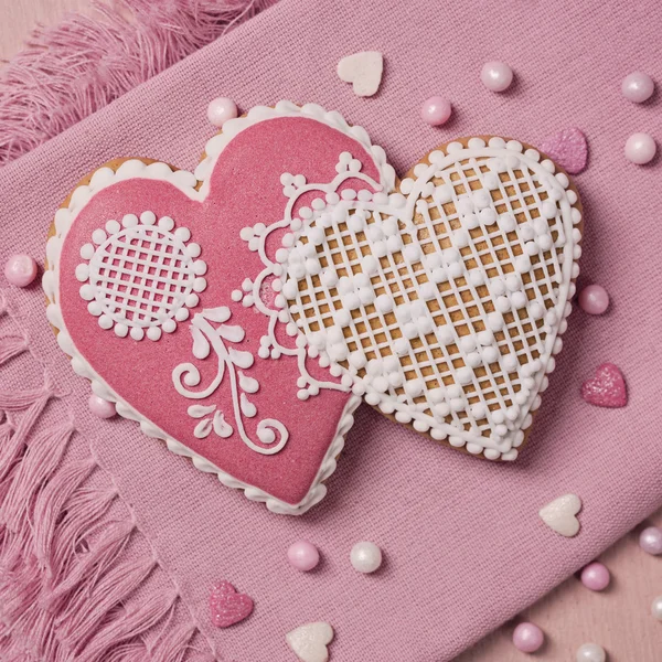 Gingerbread heart cookie