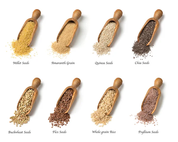 Gluten free seeds — Stock Image Gluten free seeds Stock Photo