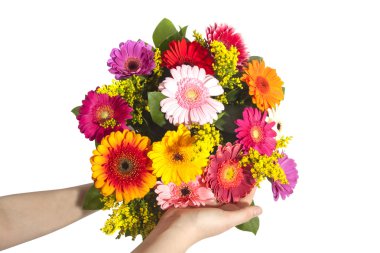 Güzel renkli buket