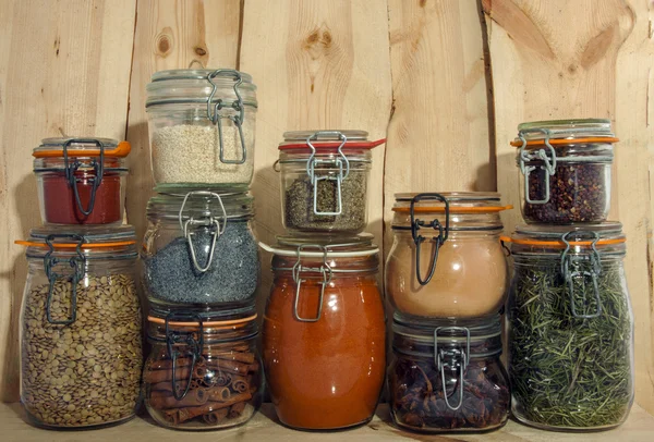 Zutaten zum Kochen und Backen — Stockfoto