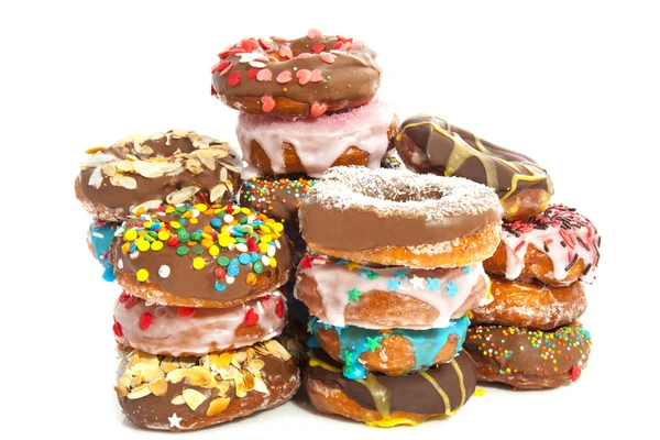 Pilha de donuts — Fotografia de Stock