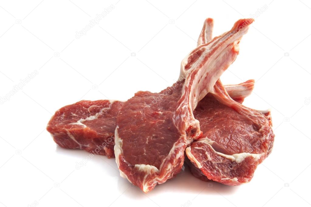 Fresh lamb chops