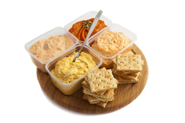 Crackers en salade — Stockfoto