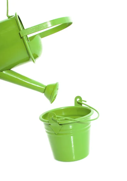 Green garden equipment — Stock Photo, Image