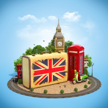 Londra seyahat kavramı