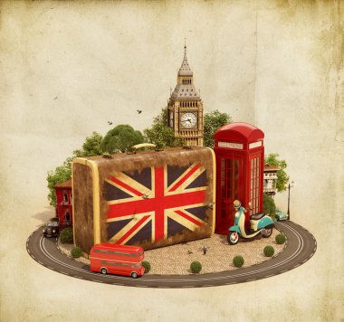 Londra seyahat kavramı