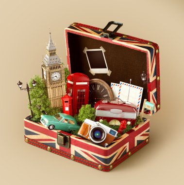 Londra seyahat kavramı