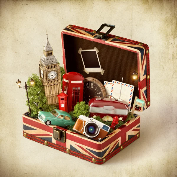 Londra concetto di viaggio — Foto Stock