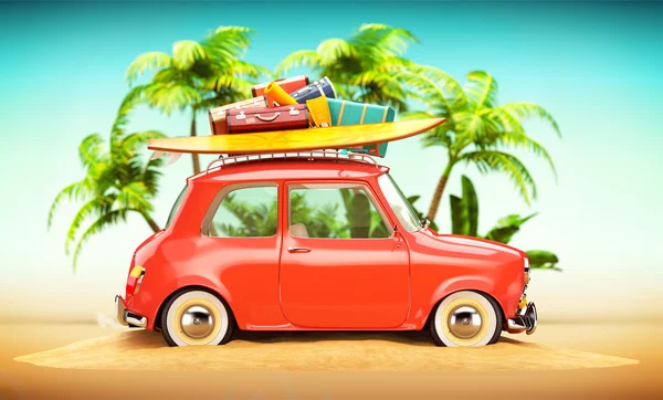 Ilustración de viaje de verano — Foto de Stock