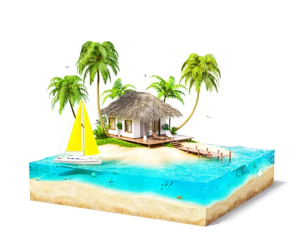 Tropical island — Stock Photo, Image