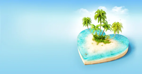 Isla tropical — Foto de Stock