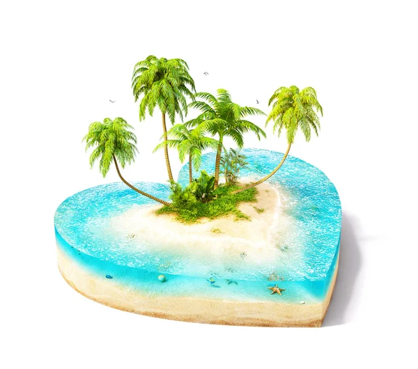 Isla tropical — Foto de Stock