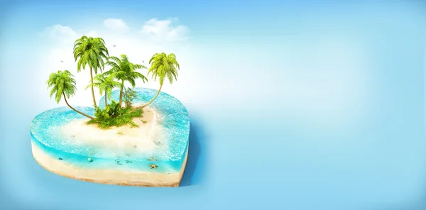 Isla tropical — Foto de Stock