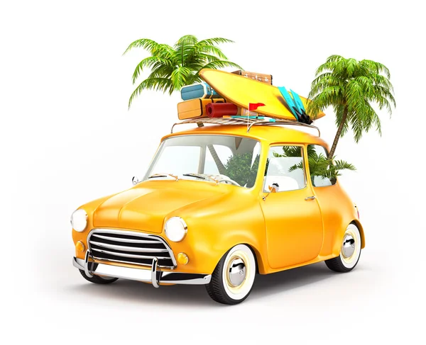 Summer travel illustration — Stock Photo, Image