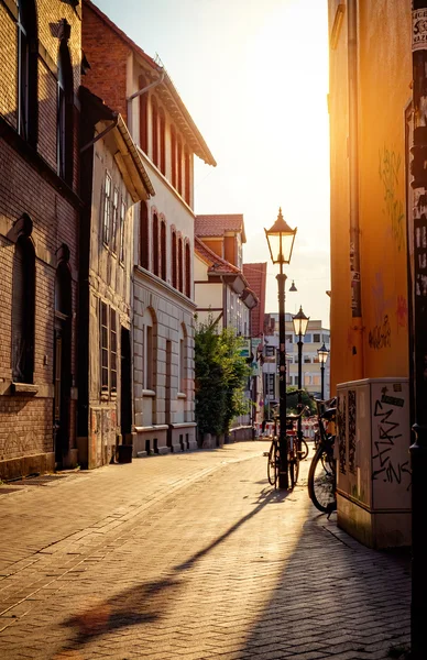 stock image Empty street