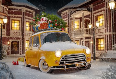 Komik retro araba