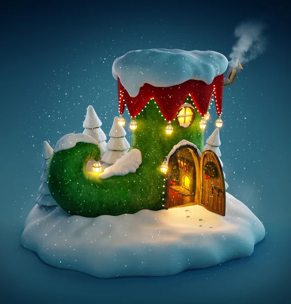 Amazing fairy house — Stock Photo, Image