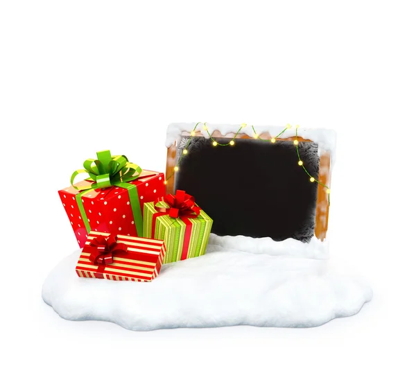 Weihnachtsgeschenkboxen — Stockfoto