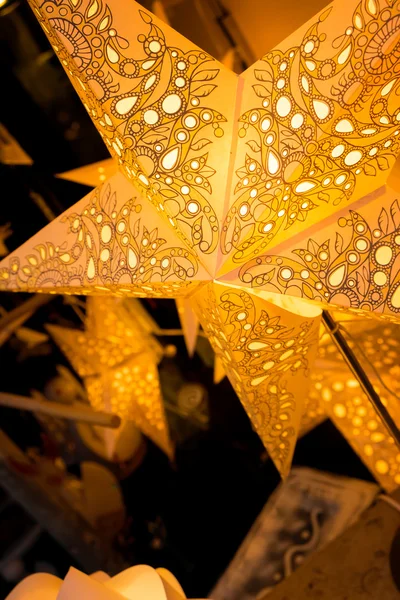 Decorazione di Natale a forma di stella — Foto Stock