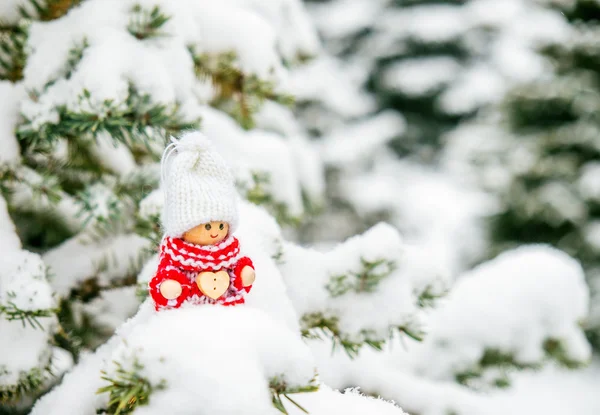 Pequeños juguetes de Navidad lindos — Foto de Stock