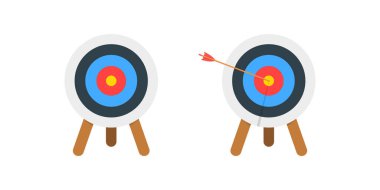 Ok olsa da olmasa da okçuluk dart tahtası gol halkasını vuruyor. Hedef strateji fikrine ulaşılıyor. İş başarı planı konsepti