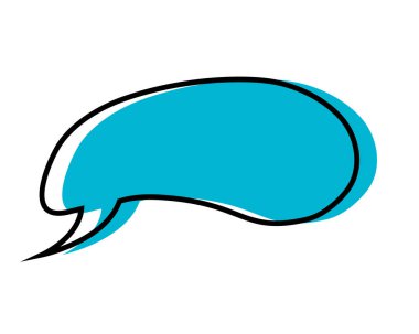 Chat bubble template. Empty talk balloon, speech box, quote frames, message tags, feedback labels, idea or thought sticker isolated on white background. Vector illustration.