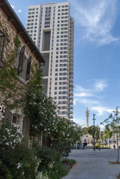 Tel Aviv. Mixed architecture buildings in Sarona district of Tel-Aviv, Israel